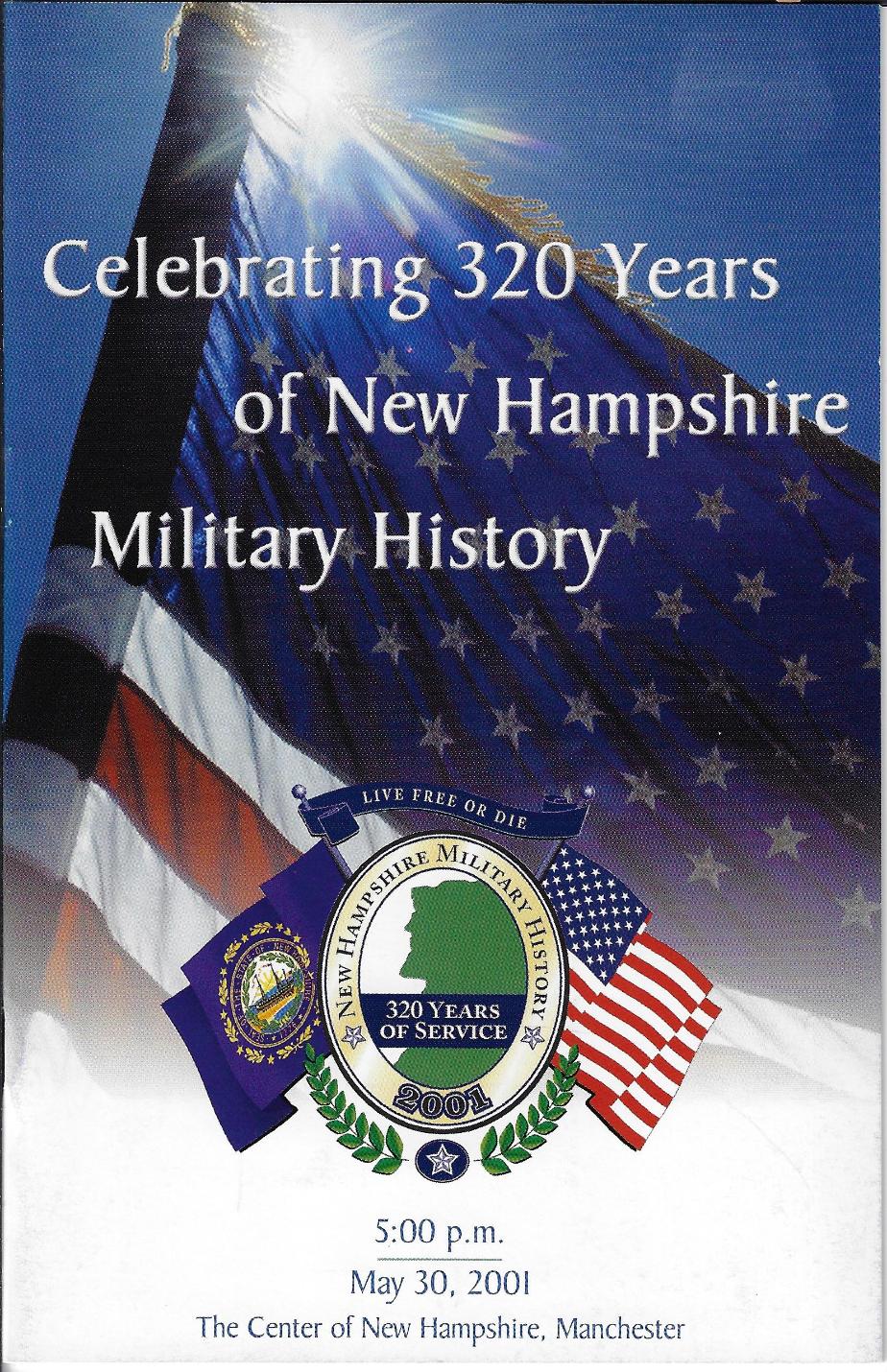 NH State Veterans Cemetert 20 Points Gala Program Cover