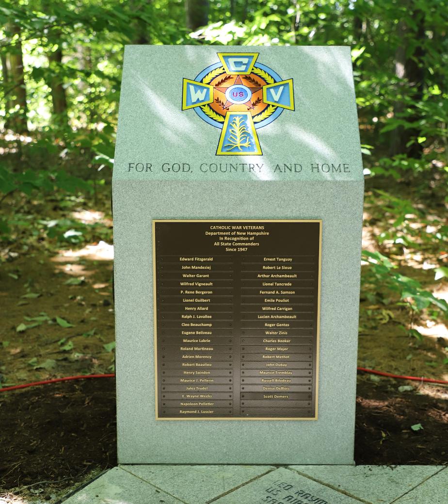 Catholic War Veterans Past Commander Memorial Dedication - NHSVC