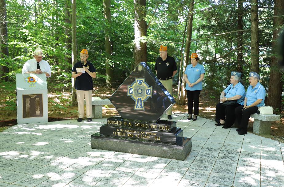 Catholic War Veterans Past Commander Memorial Dedication - NHSVC