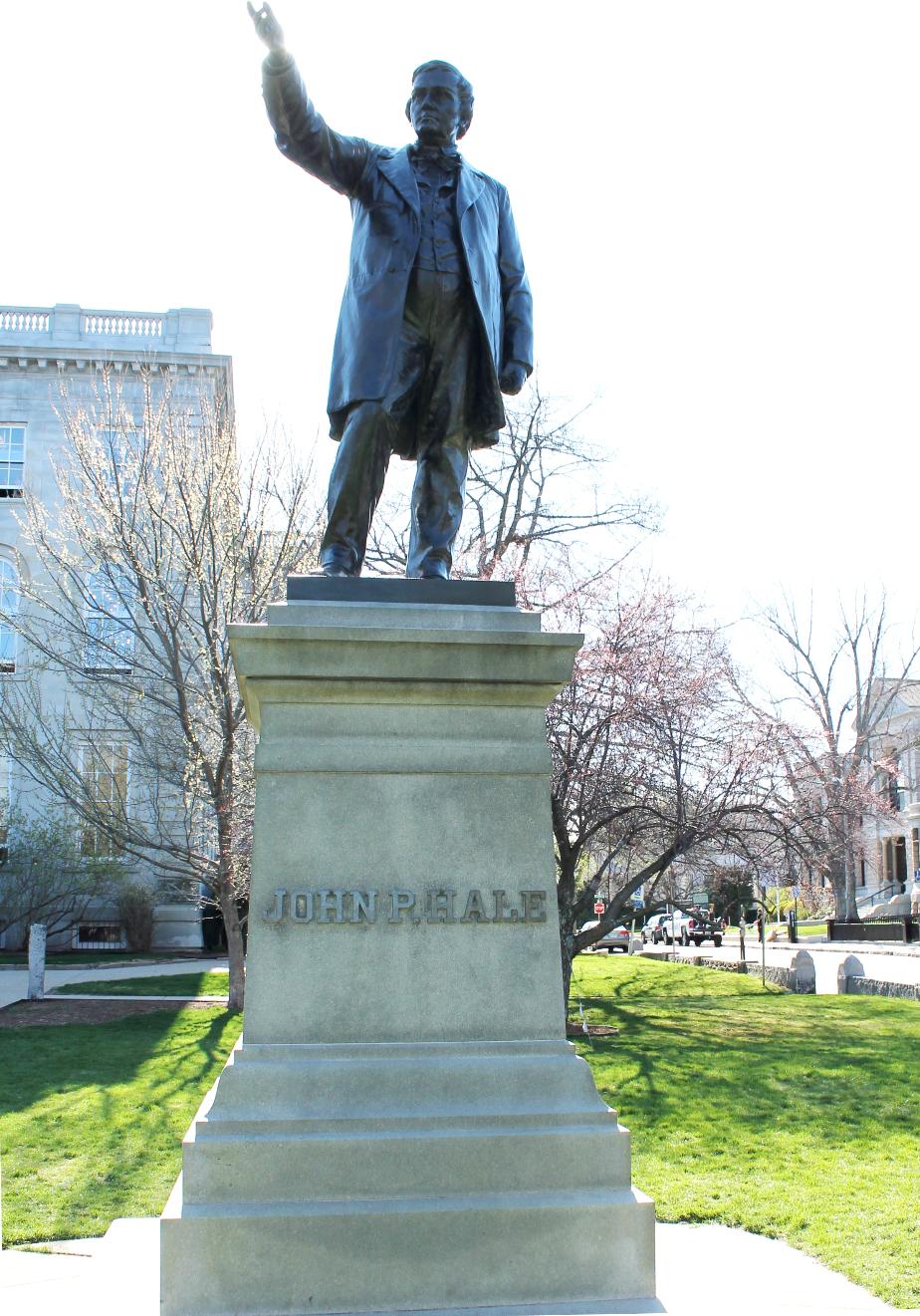 John P Hale Statue - Concord NH
