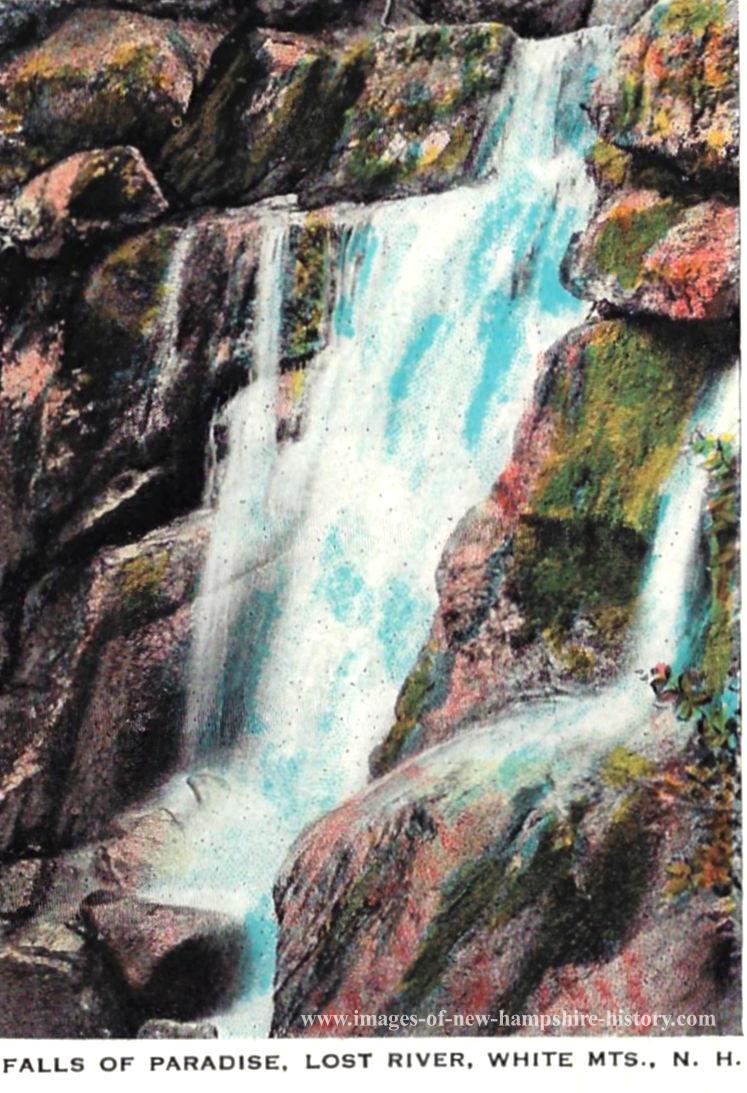 Paradise Falls Franconia Notch Postcard Set 1930s