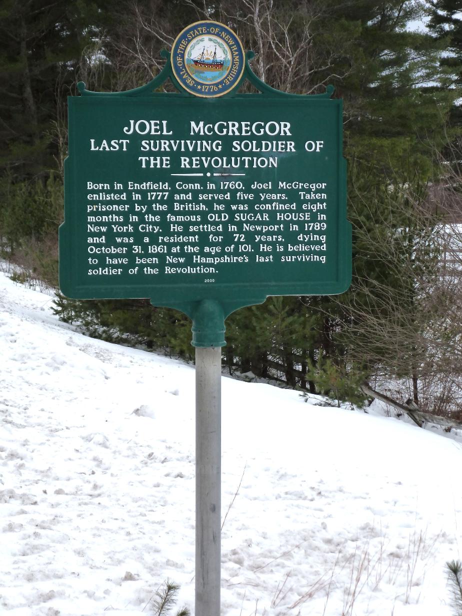 Joel McGregor Historical Marker