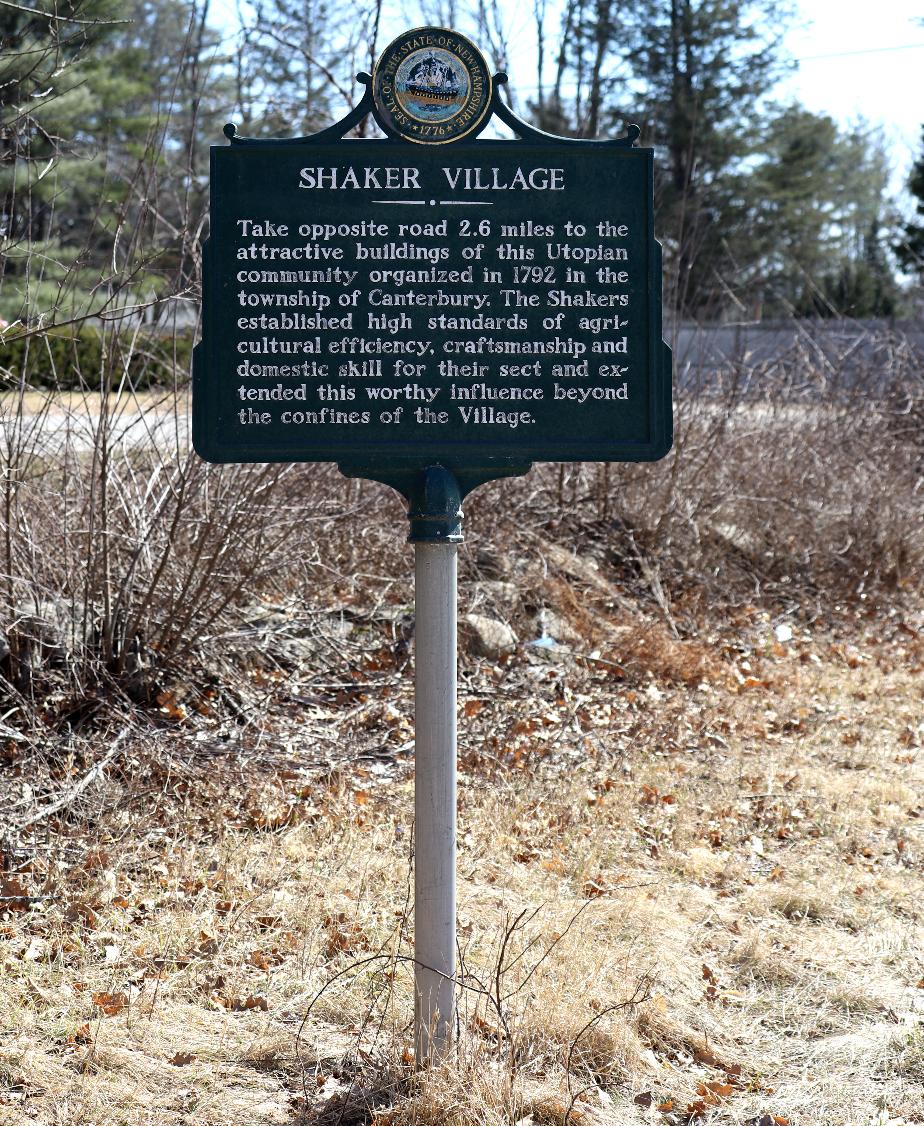 Shaker Village - Loudon New Hampshire - Historical Marker #15
