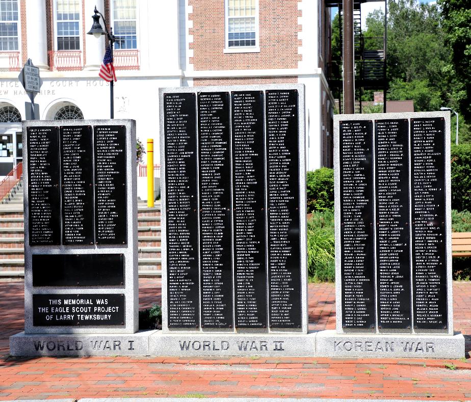 Littleton NH WWI WWII & Korean War Veterans Memorial