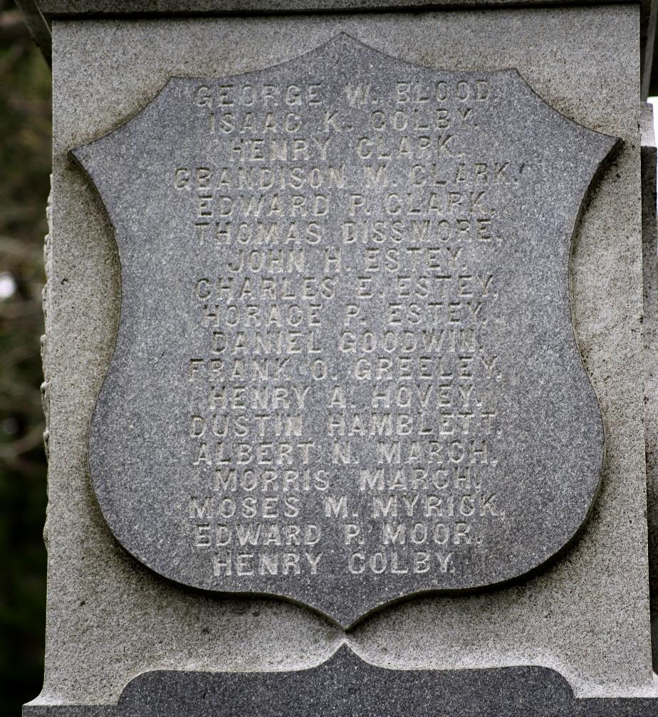 Londonderry New Hampshire Civil War Veterans Memorial