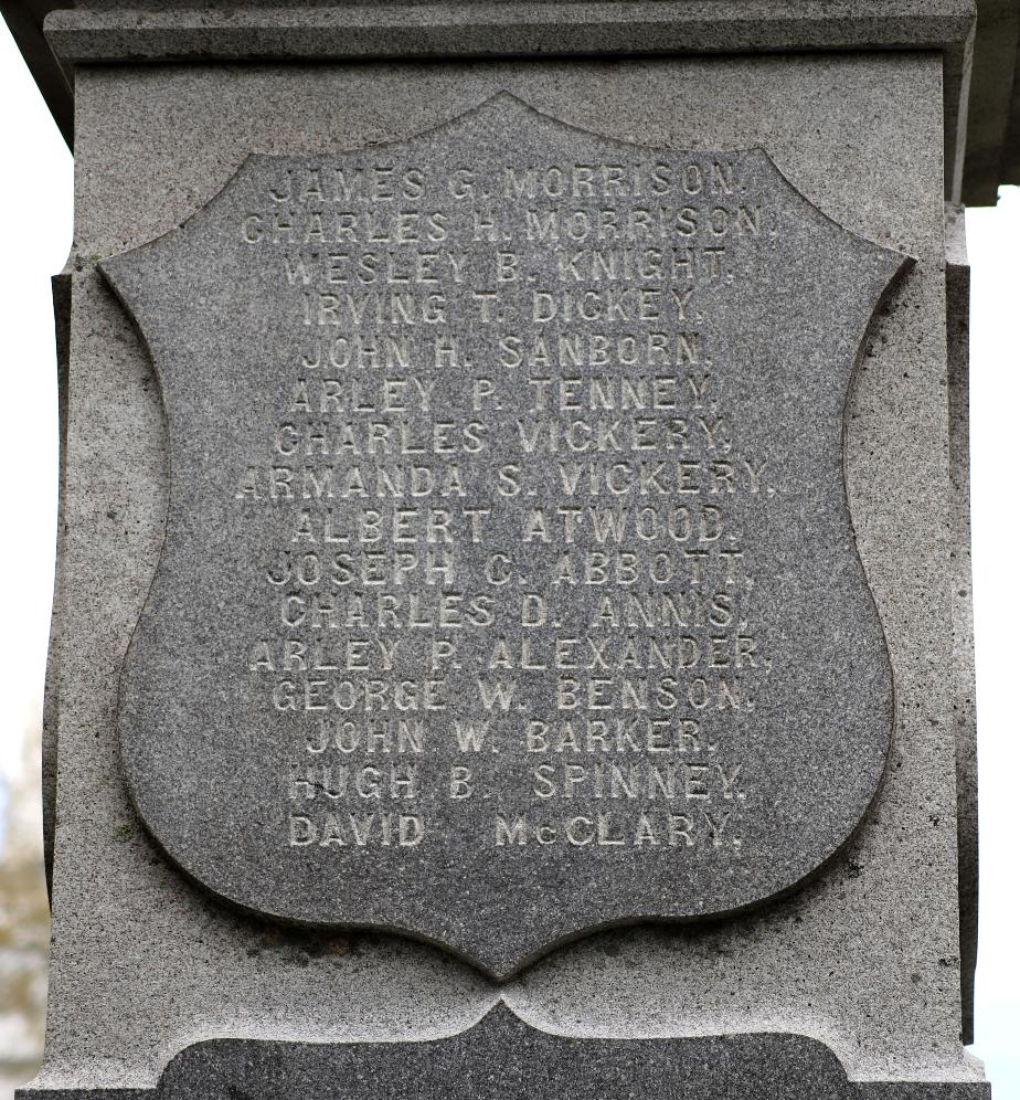 Londonderry New Hampshire Civil War Veterans Memorial