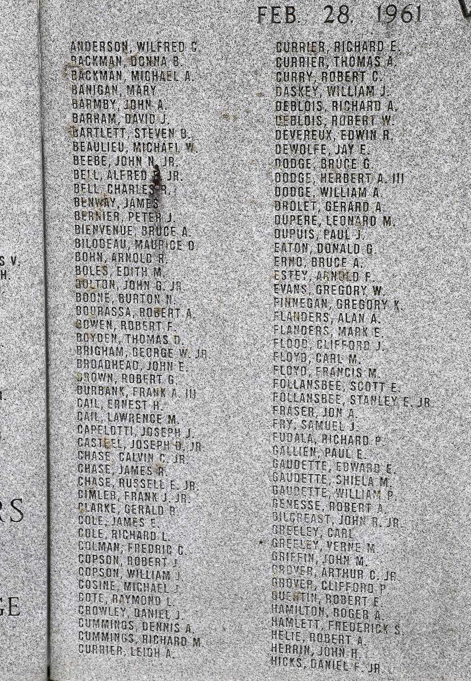Londonderry New Hampshire Vietnam War Veterans Memorial
