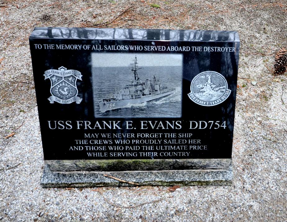 NH Stste Veterans Cemetery - USS Frank E Evans DD-754 Memorial