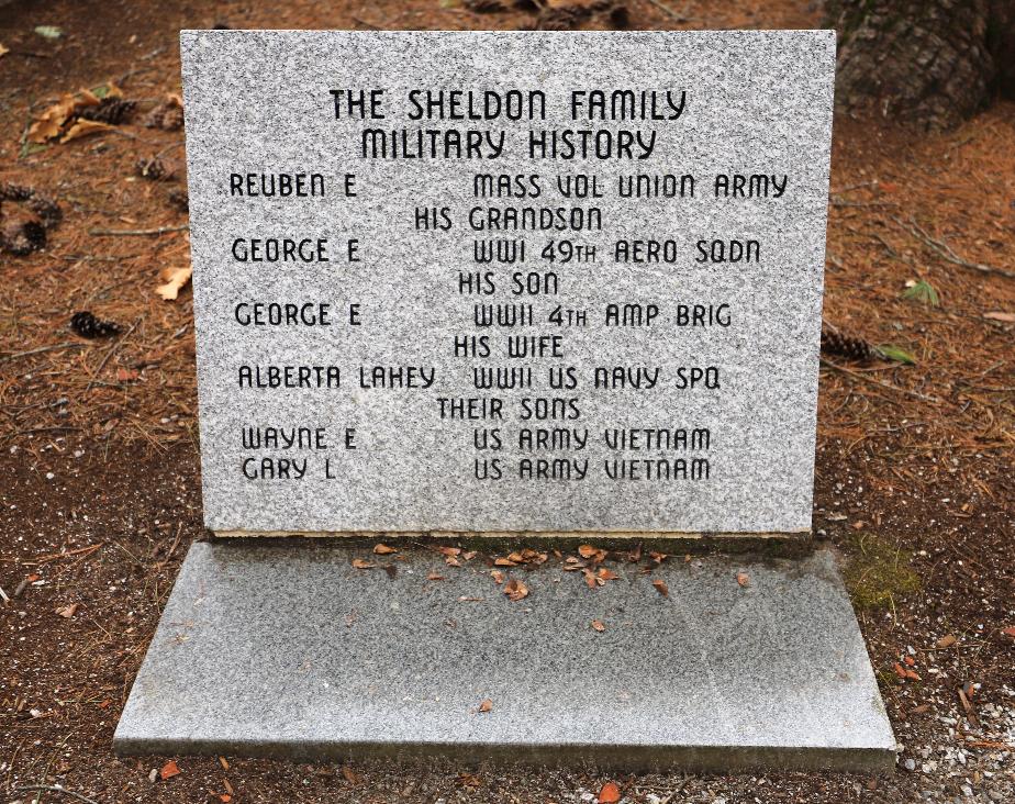 NH State Veterans Cemetery - Sheldon Family Military History