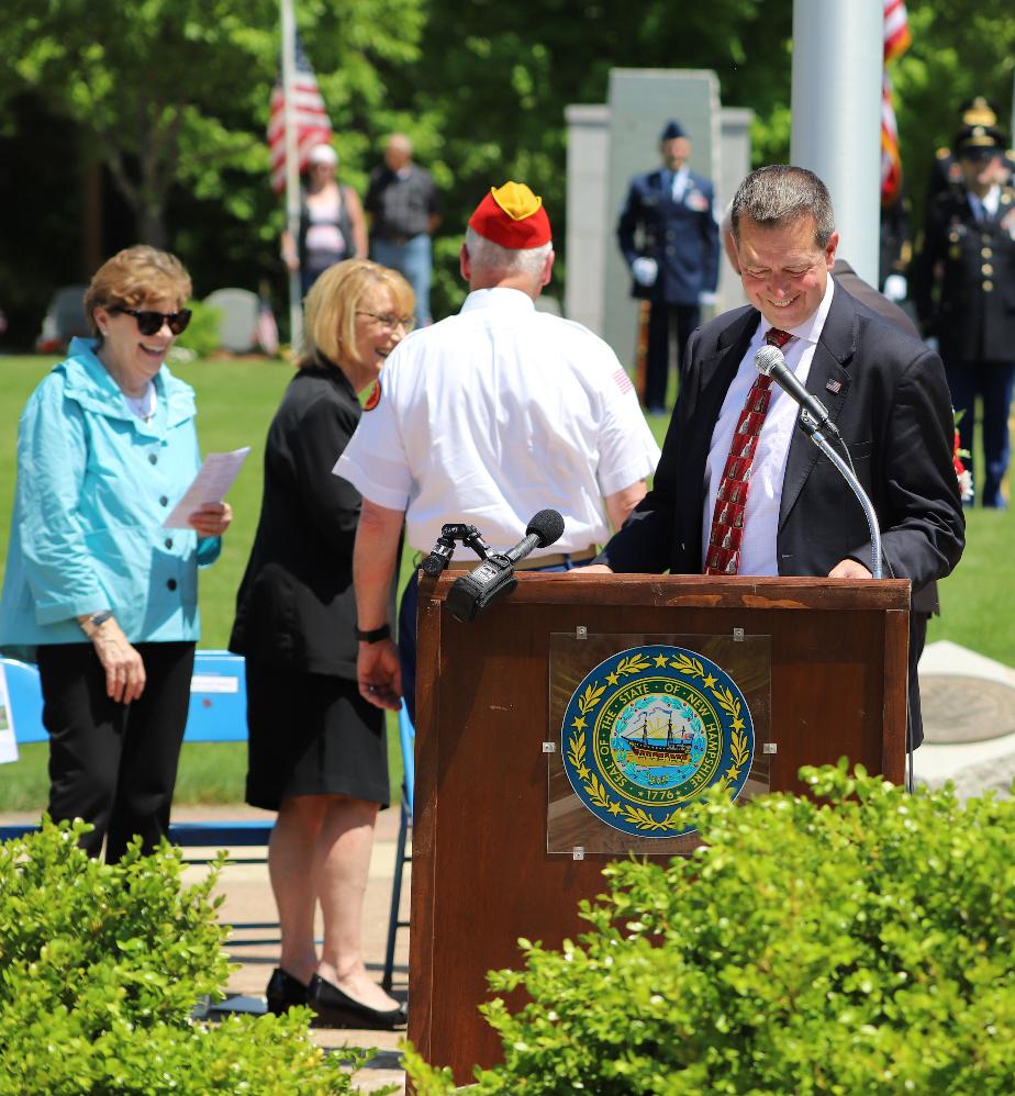 NH State Veterans Cemetery Memorial Day 2022 Shawn Buck Director