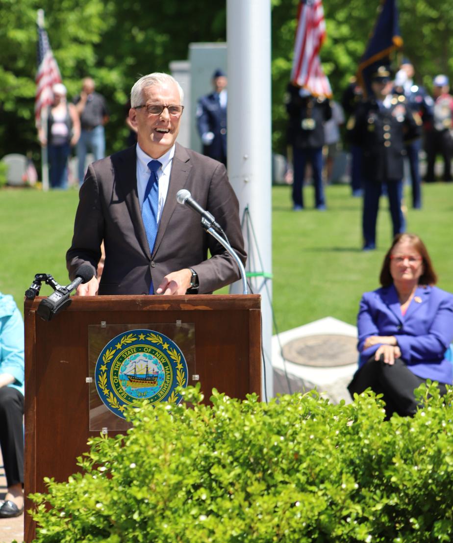 NH State Veterans Cemetery Memorial Day 2022 Denis McDonoughVA Secretary
