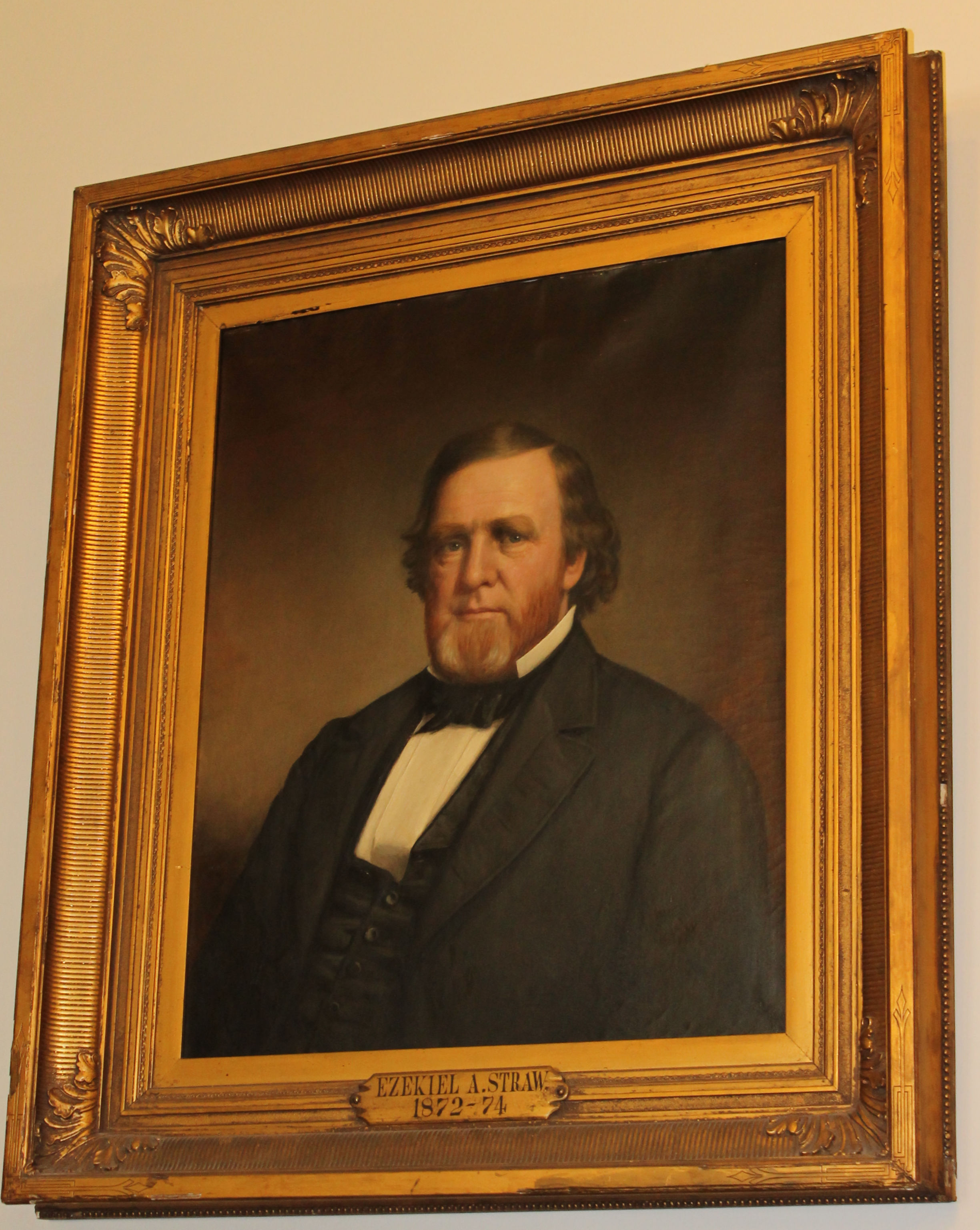Ezekial Straw, Nh Governor, NH State House Portrait