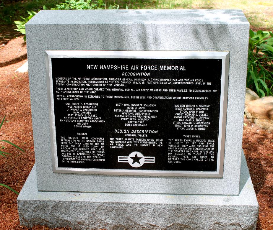 NH State Veterans Cemetery US Air Force Memorial