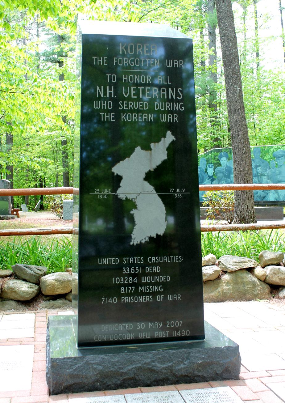 NH State Veterans Cemetery Korean War Veterans Memorial