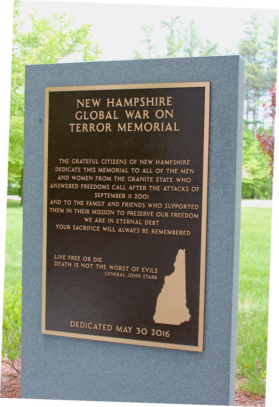 New Hampshire State Veterans Cemetery - Global War on Terror Memorial