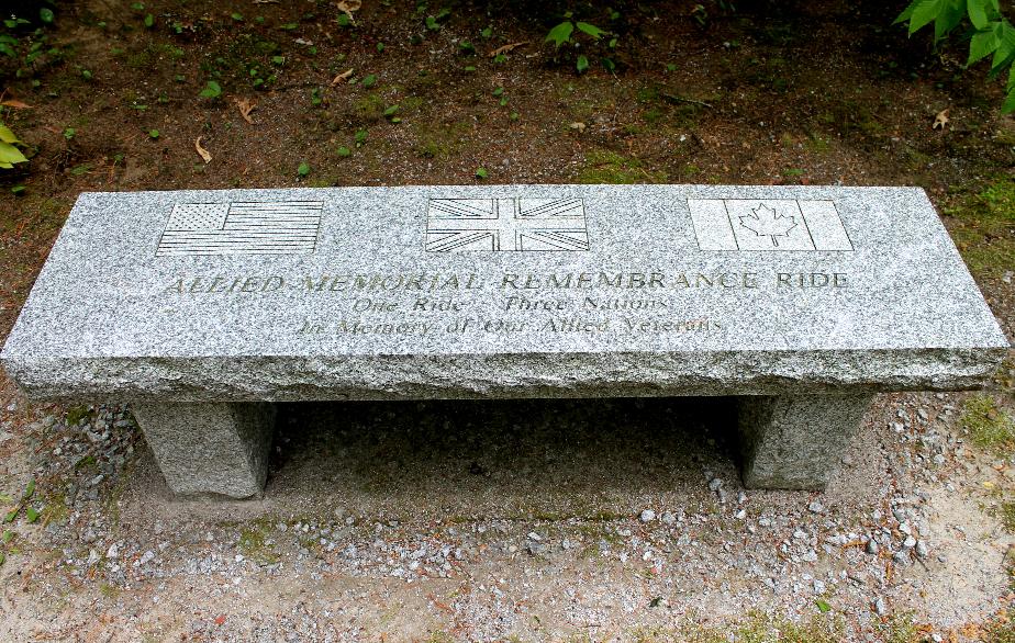 NH State Veterans Cemetery - Allied Memorial Remembrance Ride Bench