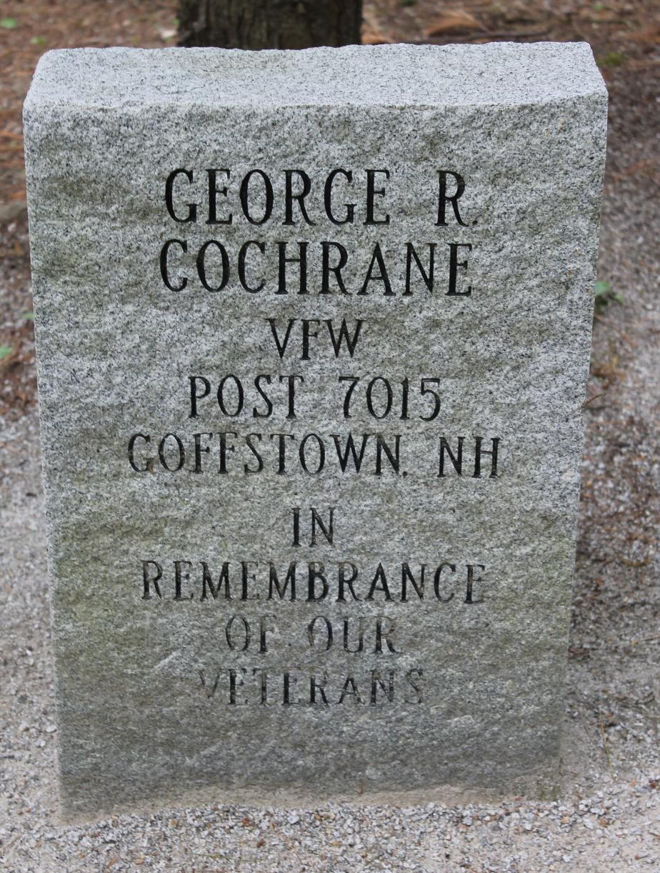 New Hampshire State Veterans Cemetery - George R Cochrane VFW Post 7015 Goffstown Memorial