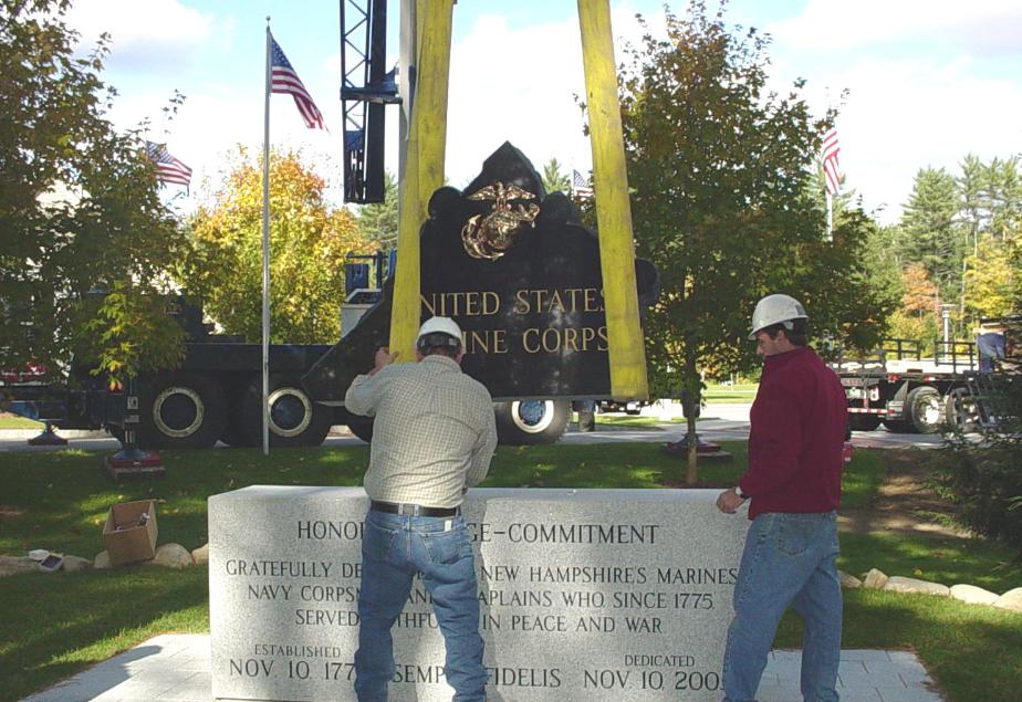 New Hampshire State Veterans Cemetery Marine Corps Memorial