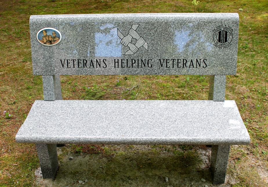 NH State Veterans Cemetery - Veterans Helping Veterans Bench