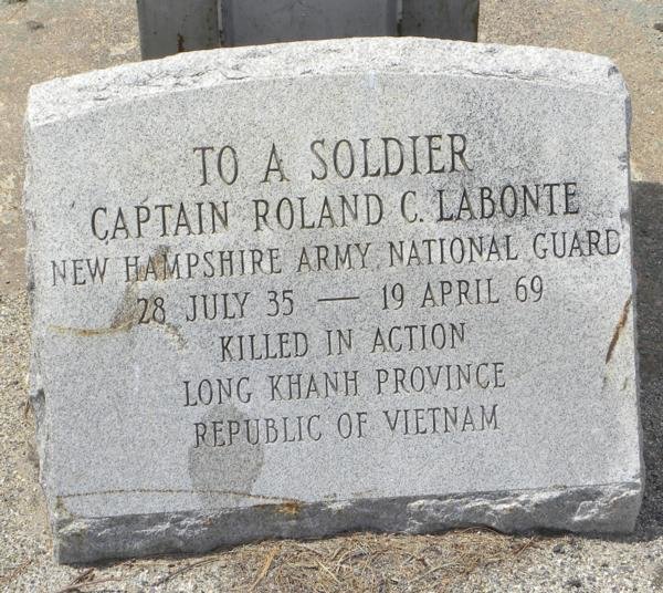Ronald Charles Labonte Nashua NH Vietnam War Casualty