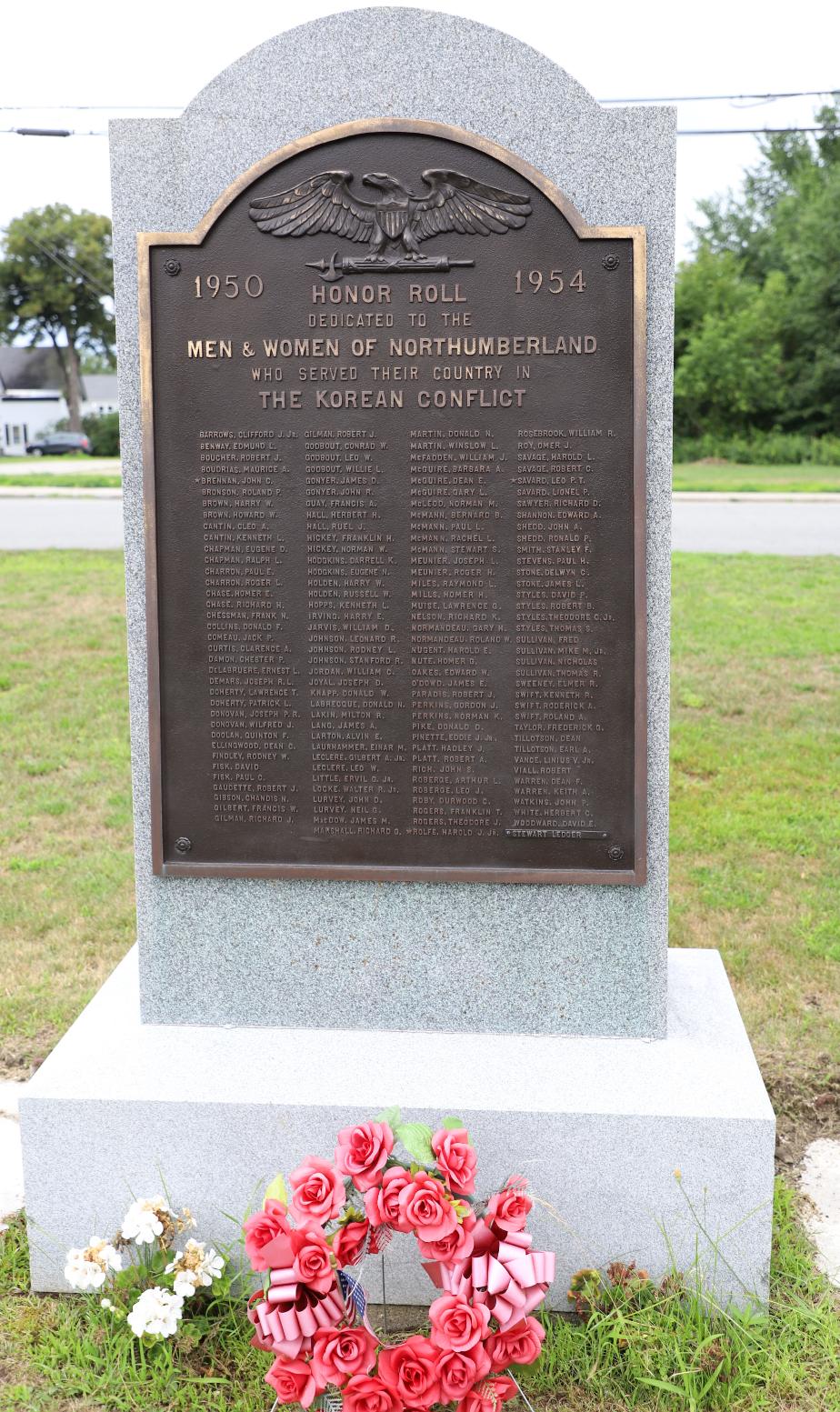 Northumberland New Hampshire Korean War Veterans Memorial