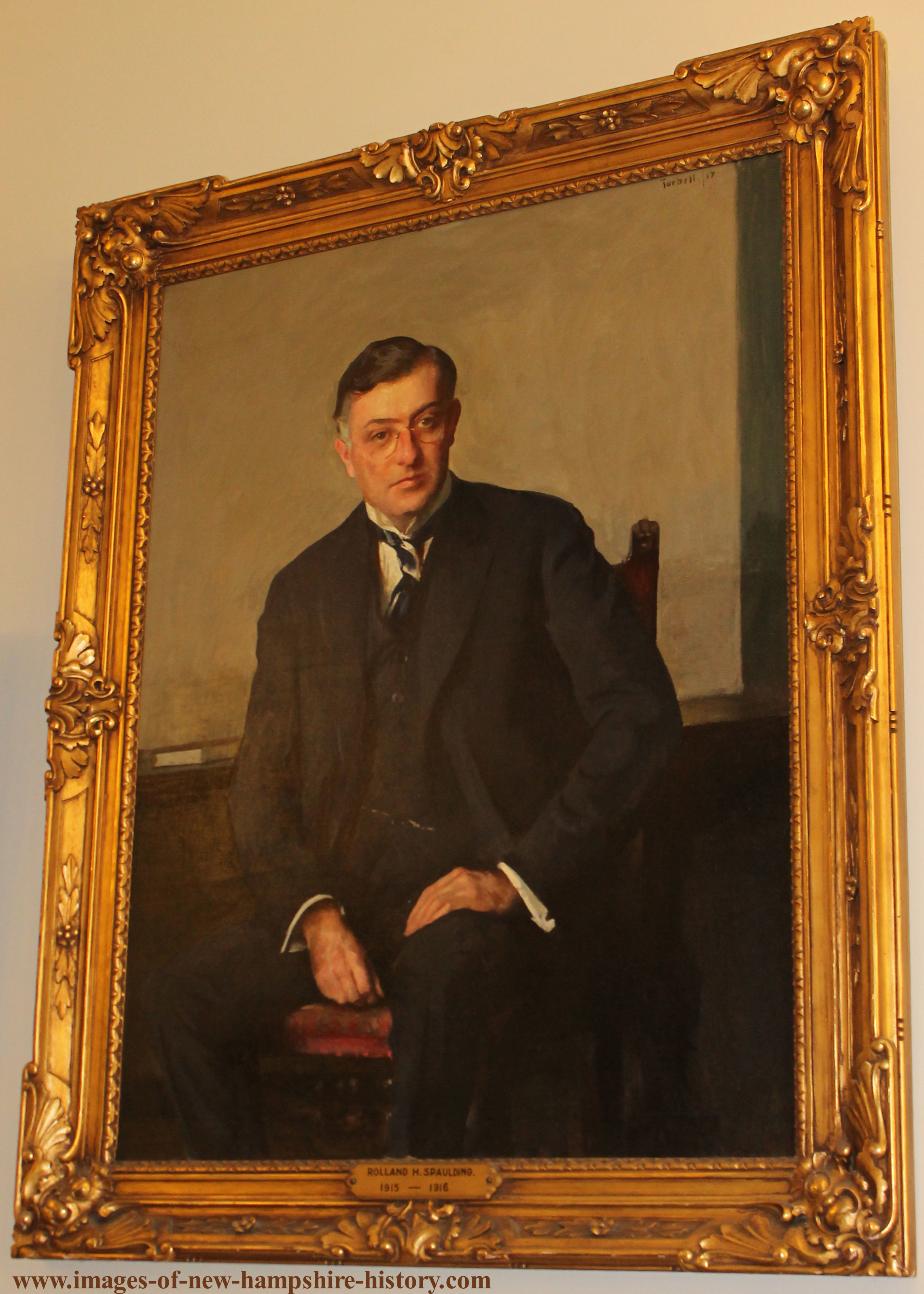 Governor Rolland H Spaulding NH State House Portrait