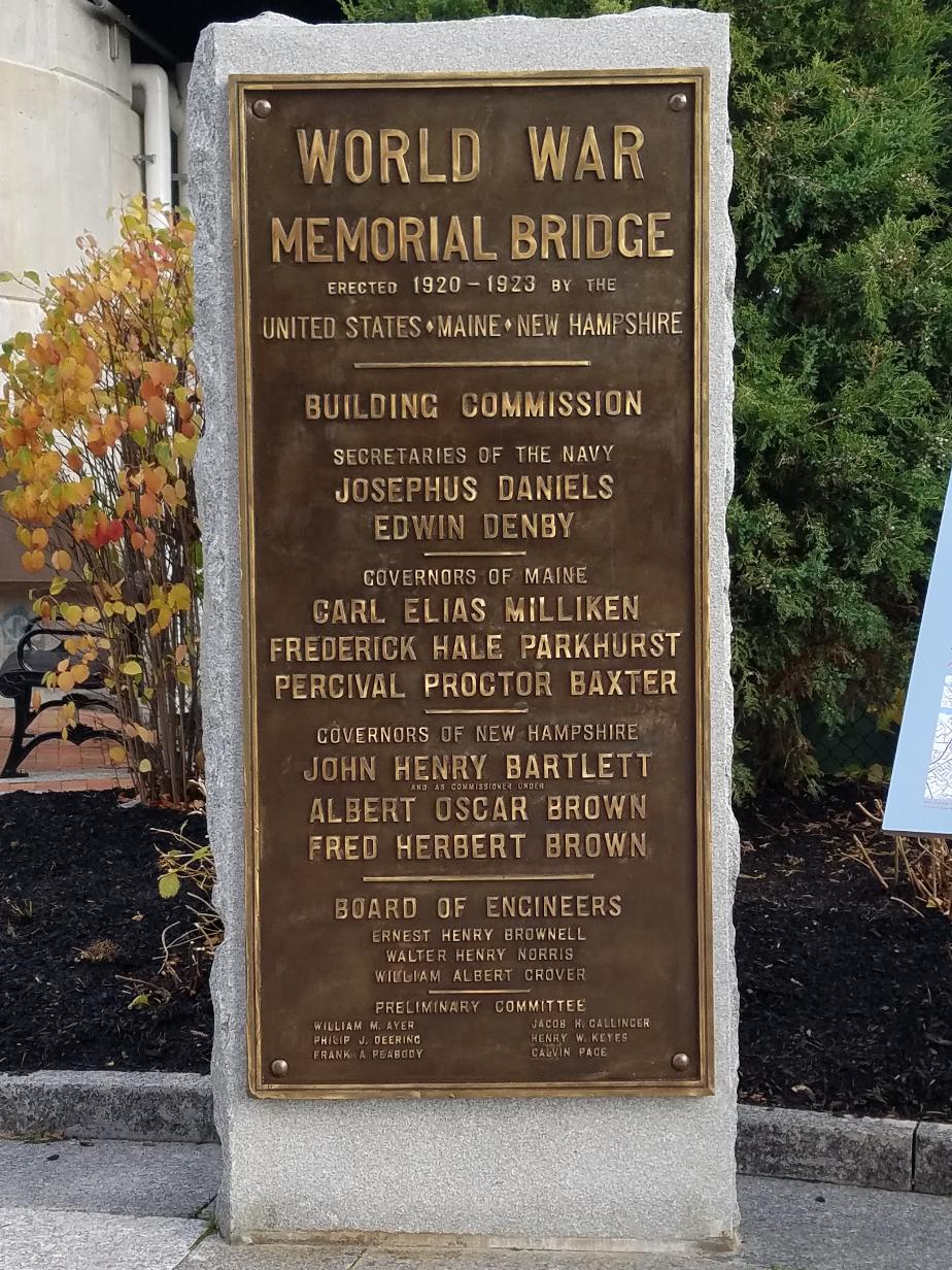 World War I Memorial Bridge, Portsmouth NH