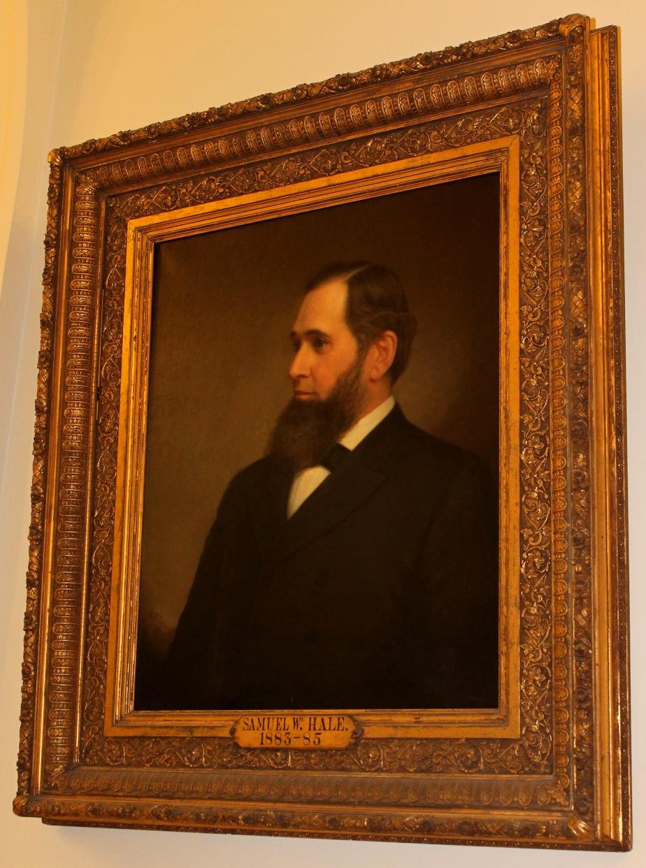 NH Governor Samuel W Hale, NH State House Portrait