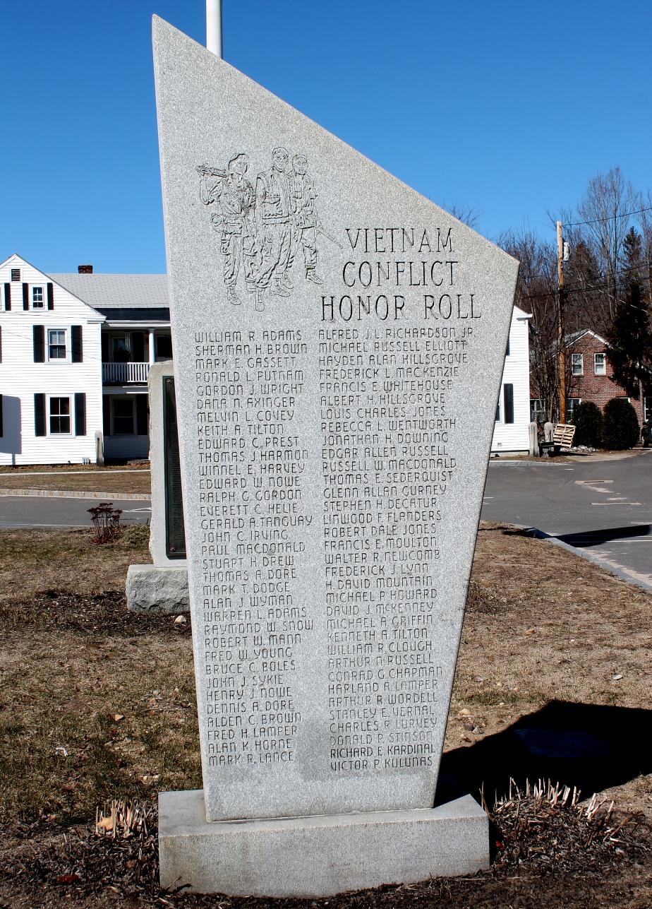 Alton NH Vietnam Veterans Honor Roll