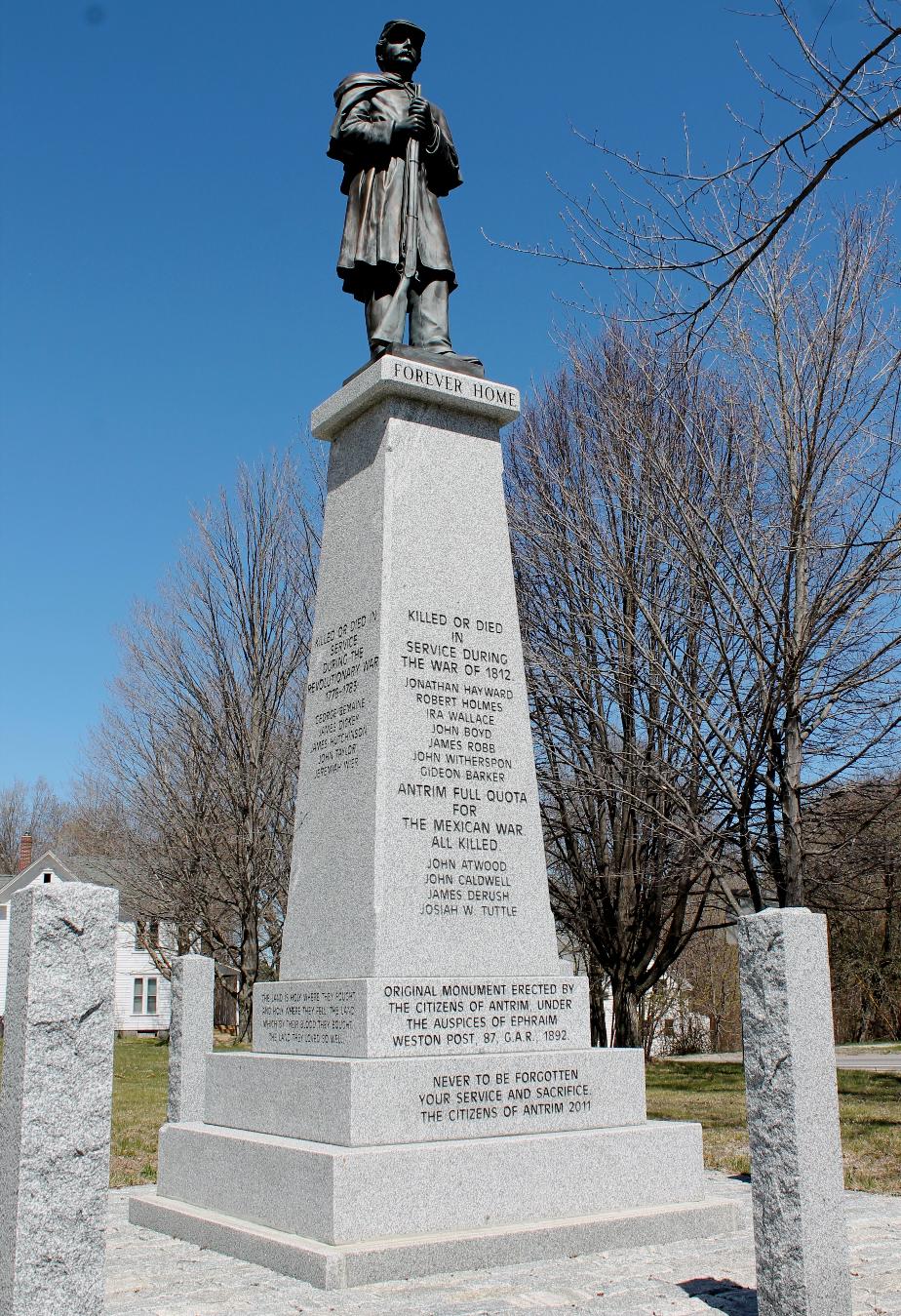 Antrim, NH Civil War Veteran Honor Roll