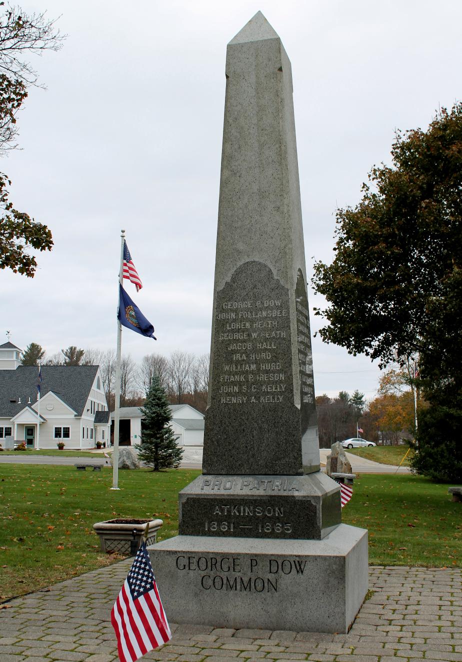 Atkinson New Hampshire Civil War Veterans Memorial
