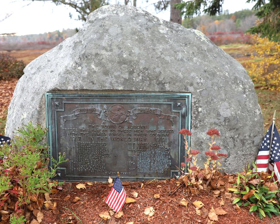 Auburn New Hampshire World War I Veterans Memorial