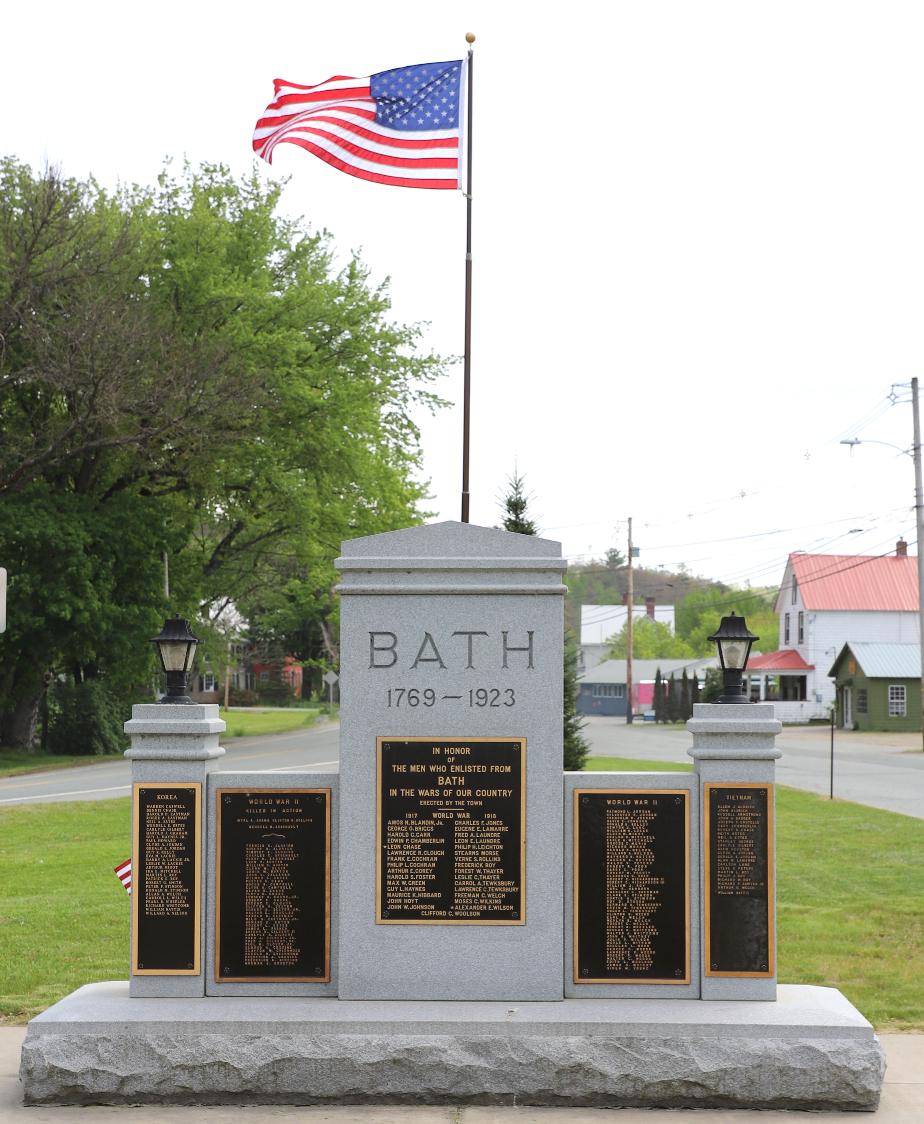 Bath New Hampshire Veterans Memorial