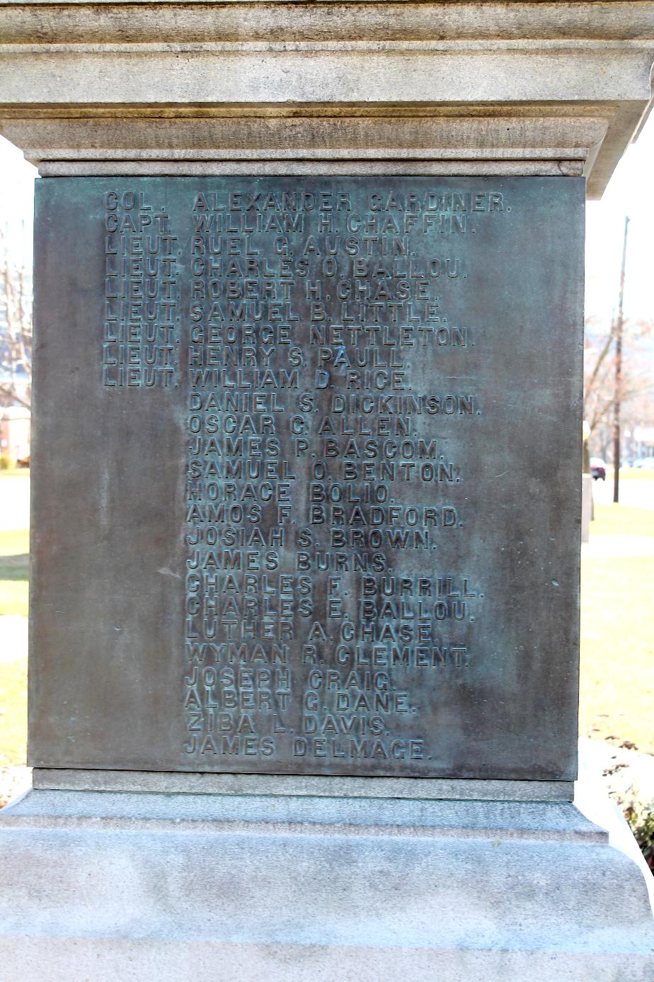 Claremont Civil War Veterans Memorial