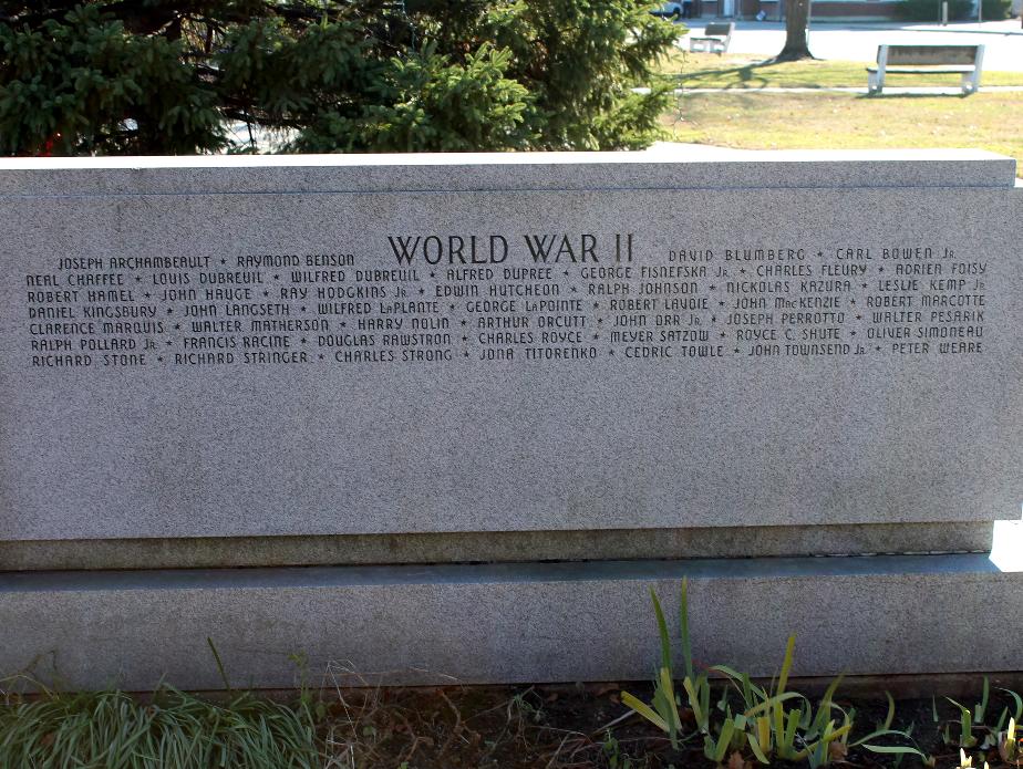 Claremont World War I & World War II Veterans Memorial