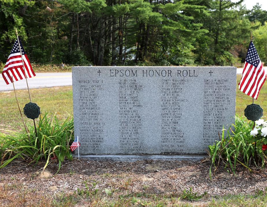 Epsom New Hampshire Veterans Memorial