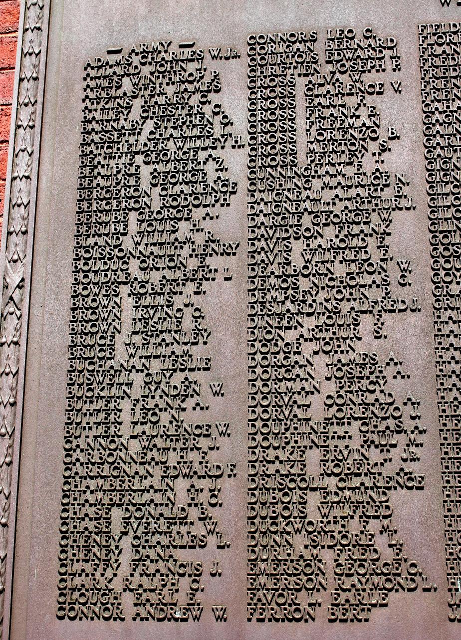 Franklin NH World War I Memorial