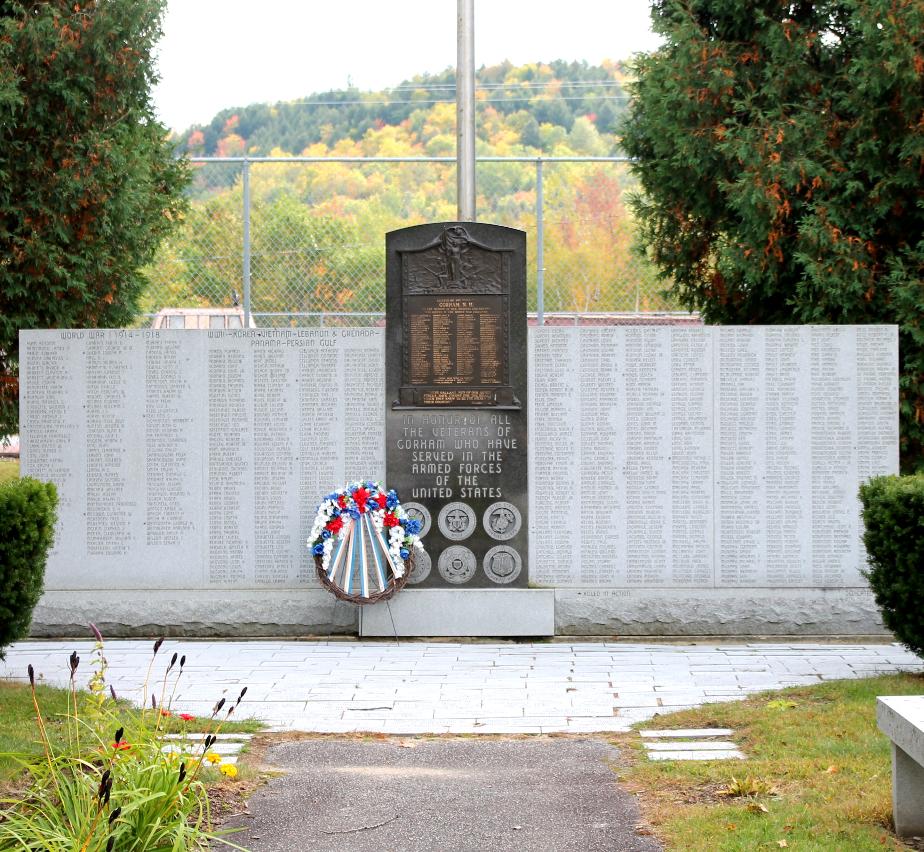 Gorham New Hampshire Veterans Memorial