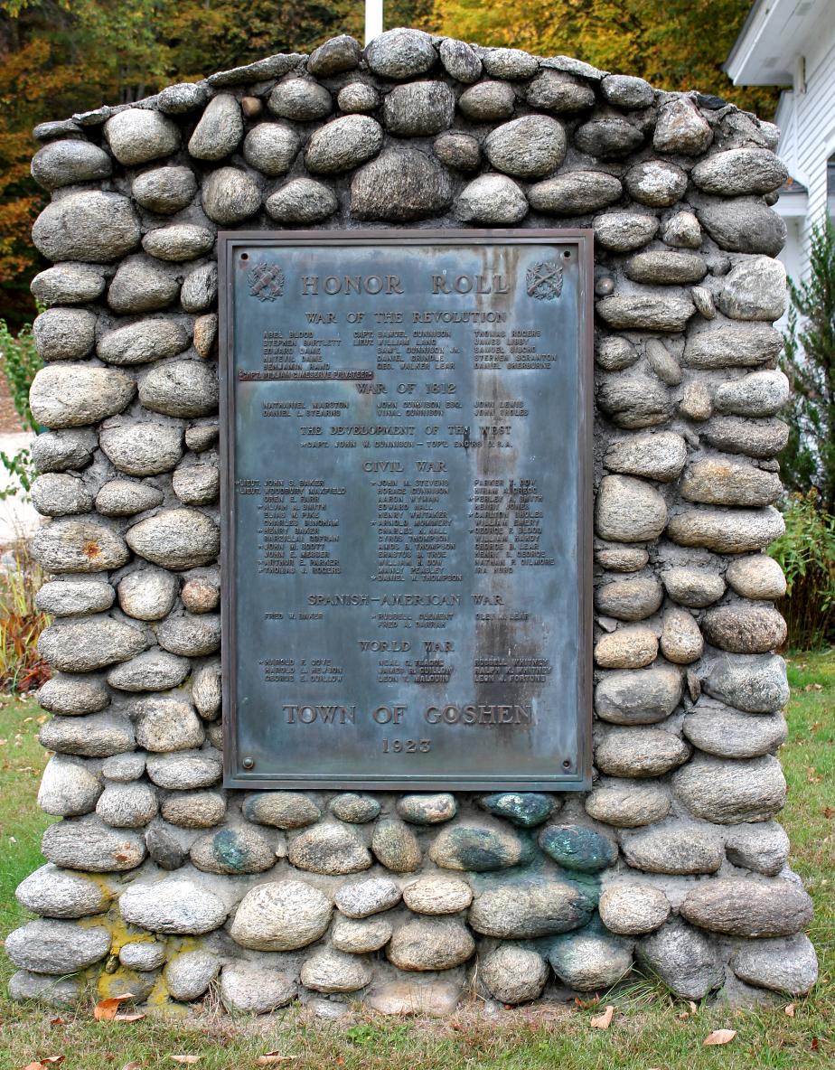 Goshen New Hampshire Veterans Memorial