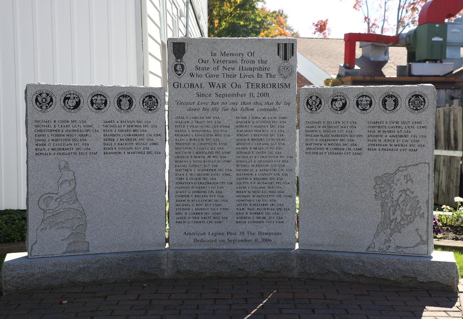 Hampton New Hampshire Global War on Terrorism Memorial