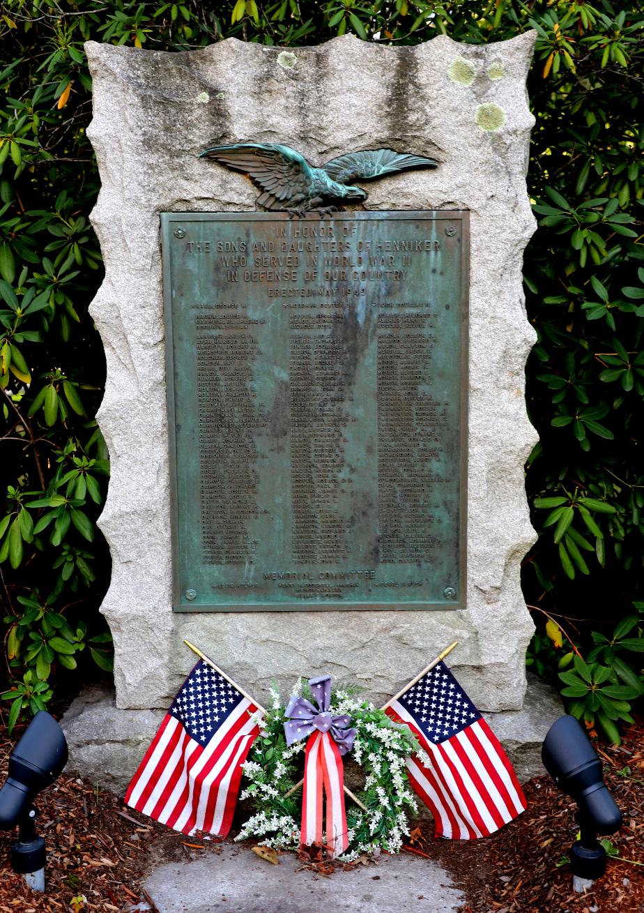 Henniker New Hampshire World War II Veterans Memorial