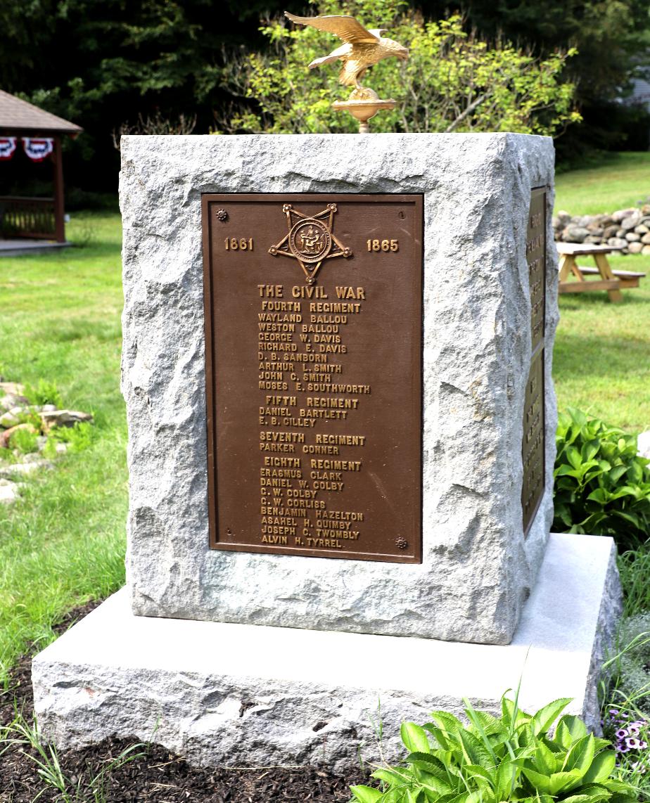 Hill New Hampshire Civil War Veterans Memorial