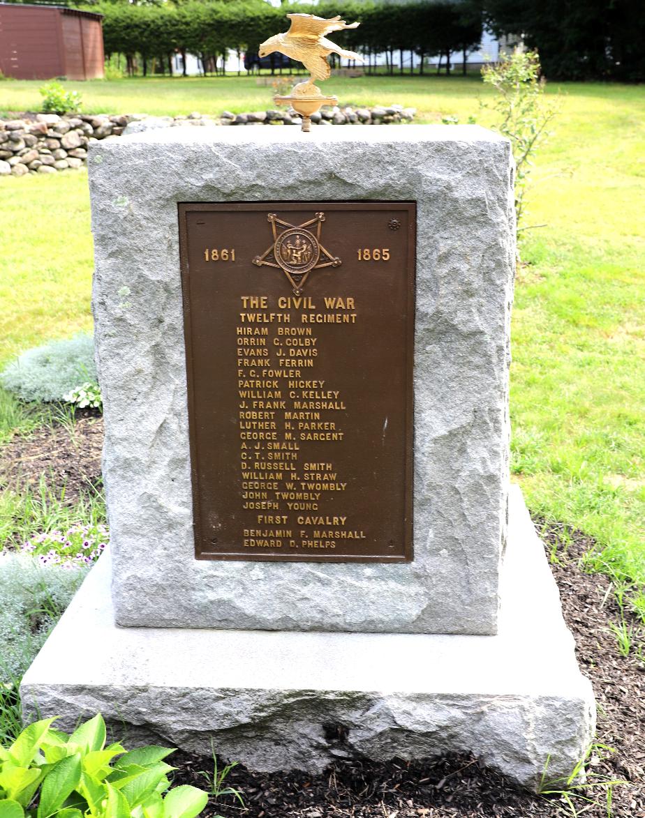 Hill New Hampshire Civil War Veterans Memorial