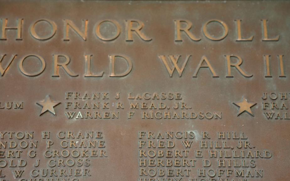 Hillsborough NH World War II Veterans Honor Roll