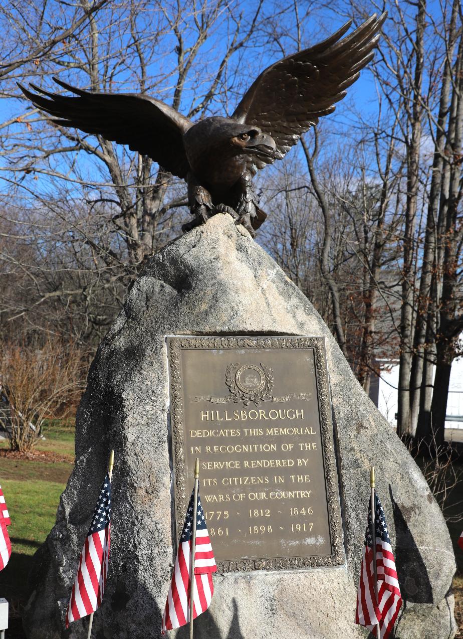 Hillsborough New Hampshire Veterans Memorial - Fuller Library