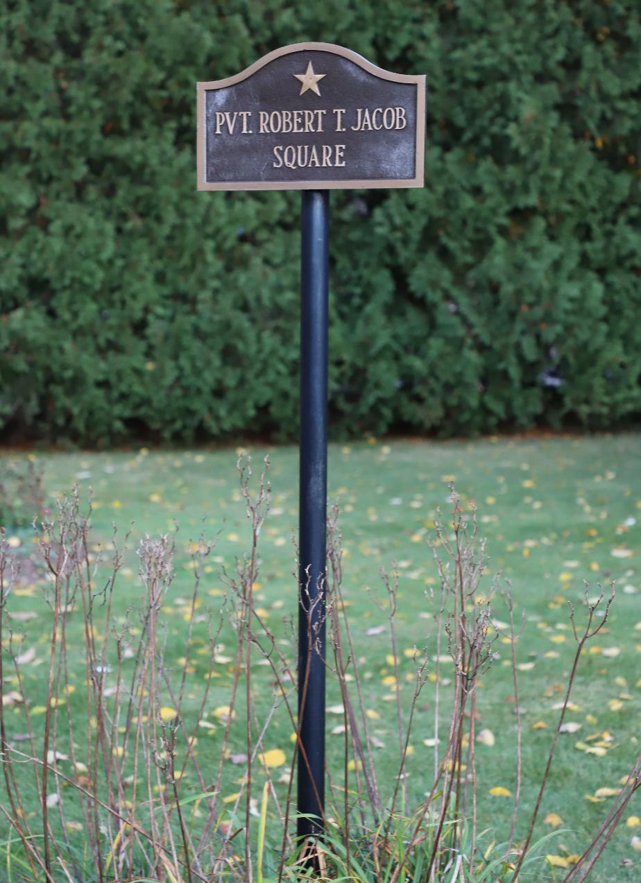 Hooksett New Hampshire Veterans Memorial Park - Private Robert T Jacob Square