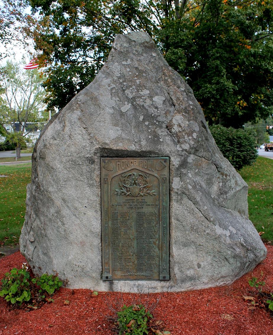 Husdon, New Hampshire World War I Honor Roll