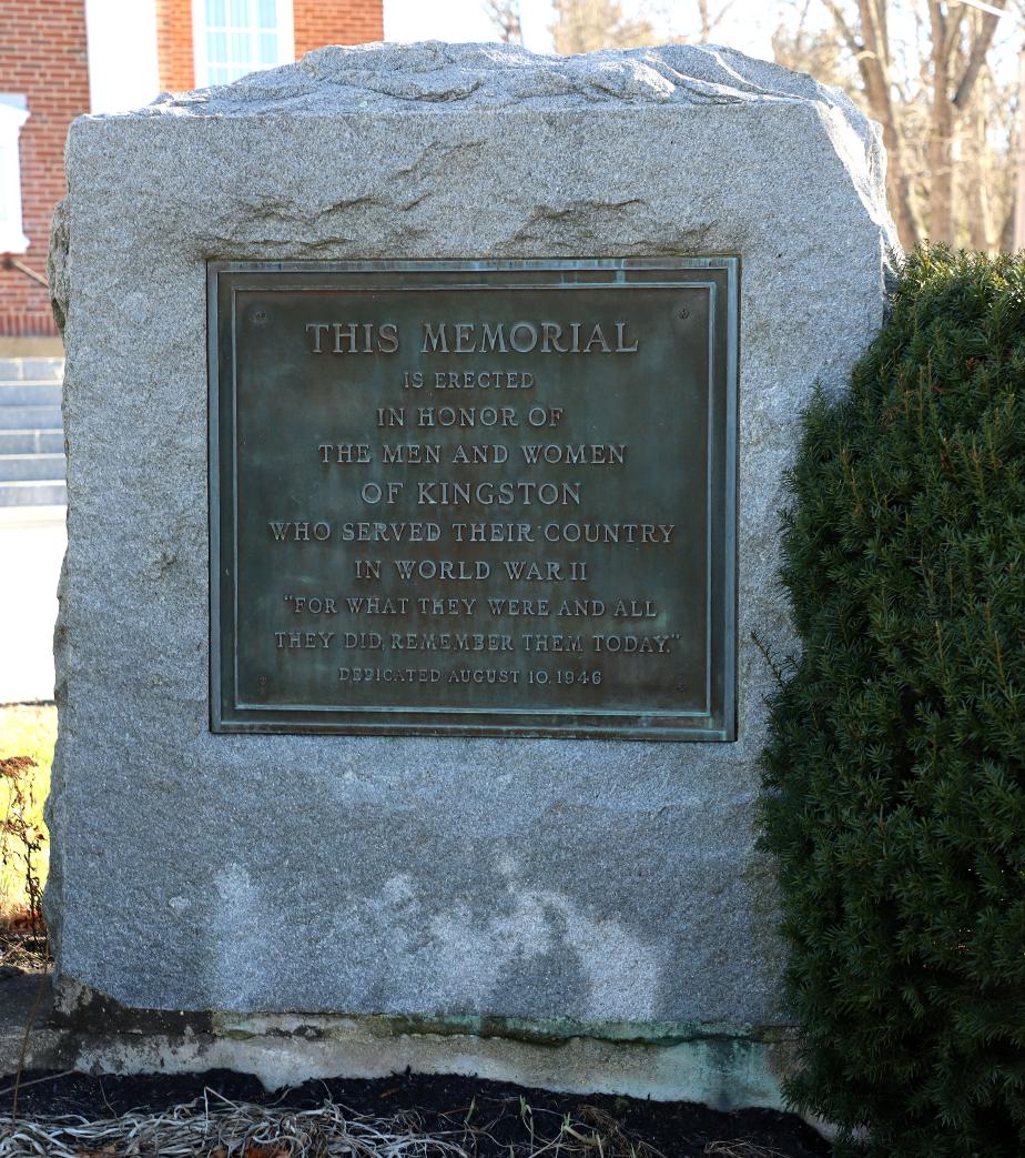 Kingston NH WWII Memorial