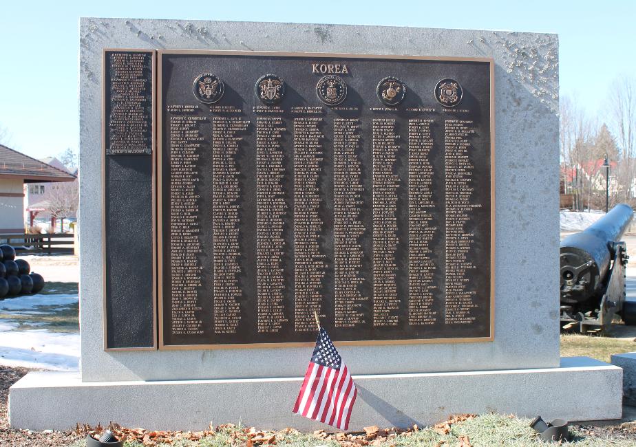 Laconia NH Korean War Veterans Memorial