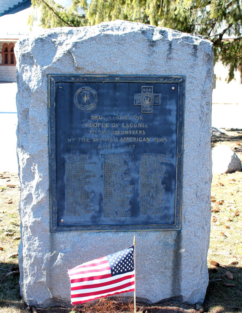 Laconia NH Spanish American War Veterans Honor Roll
